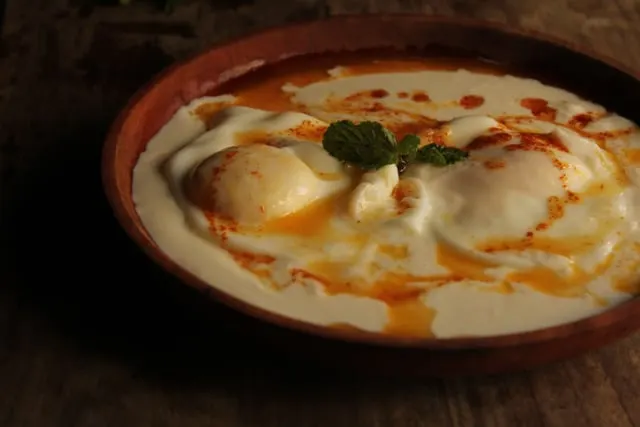 Typical Turkish eggs