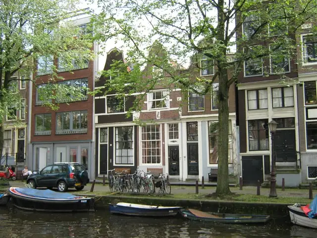 Jordaan canal-side gabled houses