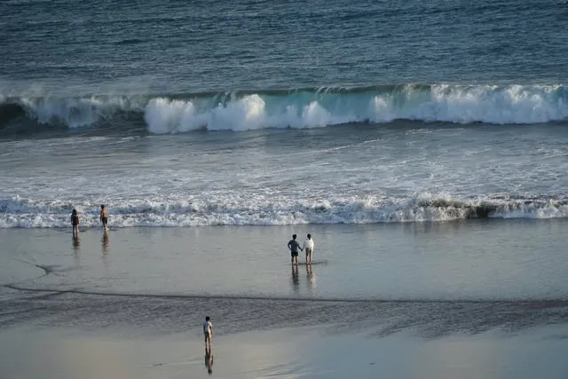 Waves on Seminyak Beach